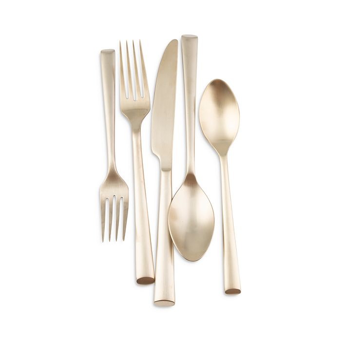Cambridge Silversmiths Gilda Satin 20-Piece Flatware Set, Service for 4 - Champagne Gold-Tone